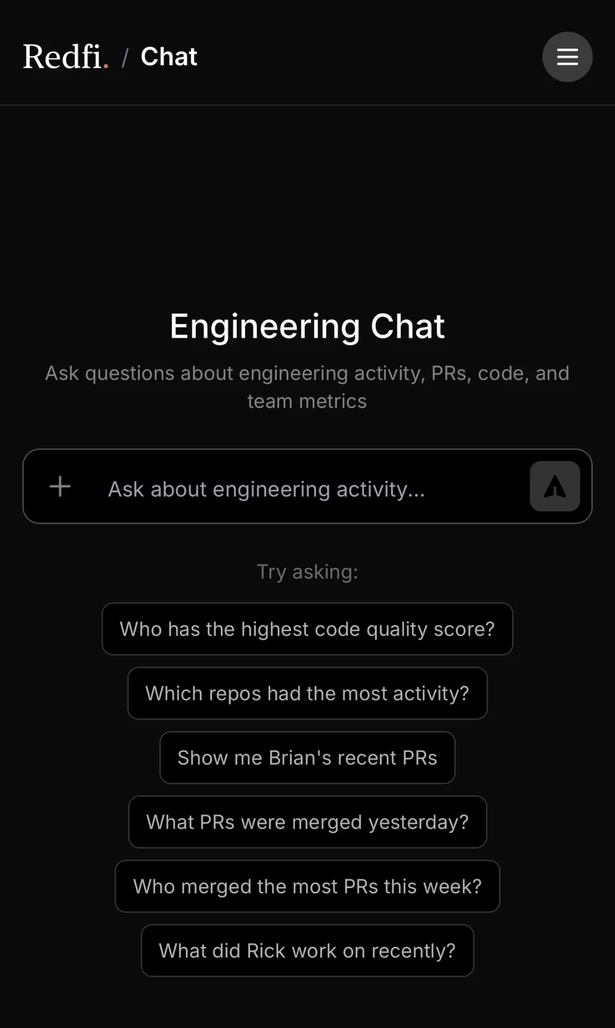 Engineering Chat - ask questions in plain language